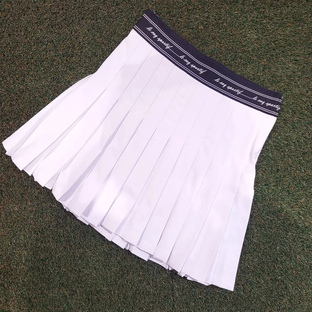 Купи Womens Girl High Waisted Pleated Tennis Skirt School A-Line Skater Skirts with Lining Shorts за 3,180 рублей в магазине AliExpress