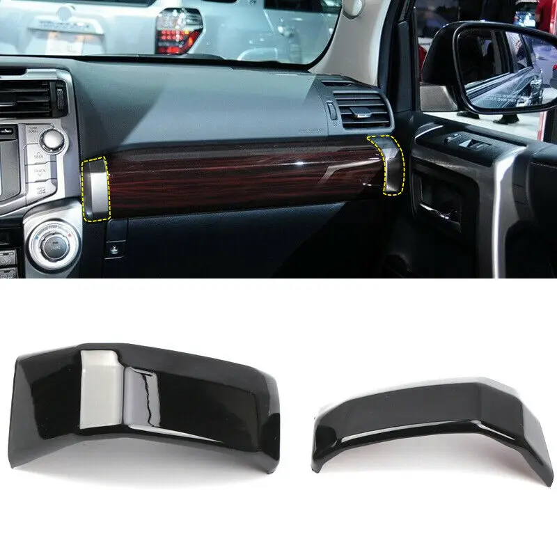 

Black Center Console Dashboard Side Stripe Cover For Toyota 4Runner 2014-2022