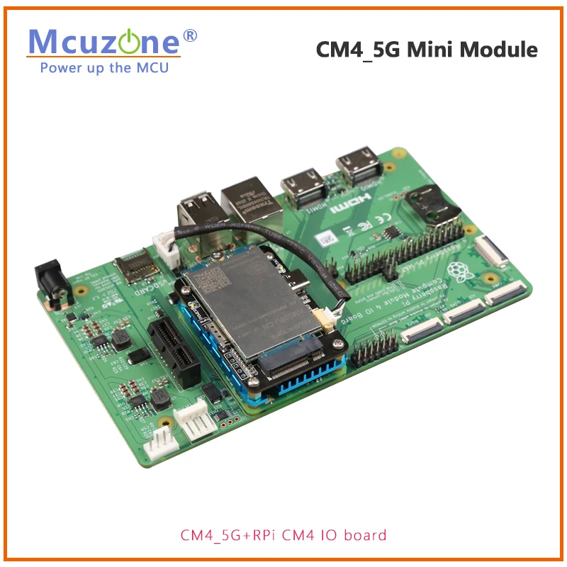 Фото Raspberry Pi cm4 _ 5G LTE мини-модуль openwrt ubuntu driver free FM150 RM500U RM500Q SSH RPi 4B eSIM №4