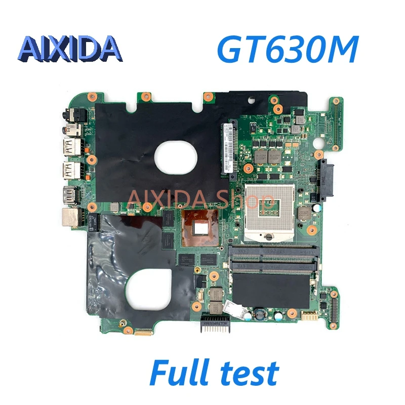 Материнская плата AIXIDA для ноутбука ASUS N43S N43SM N43SL материнская плата HM65 DDR3 GT630M видеокарта Встроенная Полная проверка