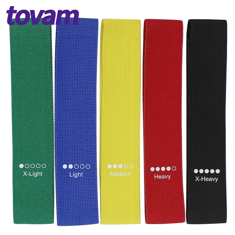 

Yoga tension band polyester cotton hip loop deep squat lift hip resistance band woven fitness elastic loop set