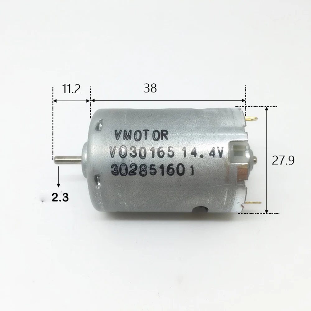 Электродвигатель Johnson 380 с угольной щеткой, 6-18 в постоянного тока, 11500 об/мин, высокоскоростные электроинструменты с большим крутящим моментом, автозапчасти, дрель
