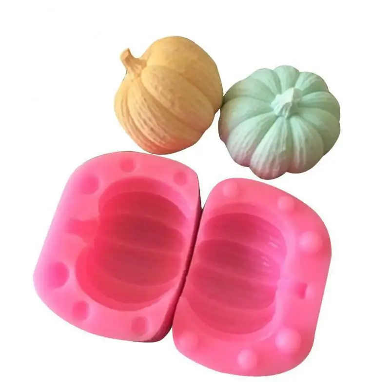 

Silicone Mold Chocolate Cake Decoration Halloween 3D Stereoscopic Pumpkin - Tray Cookie Fondant Cupcake Mold Bakeware