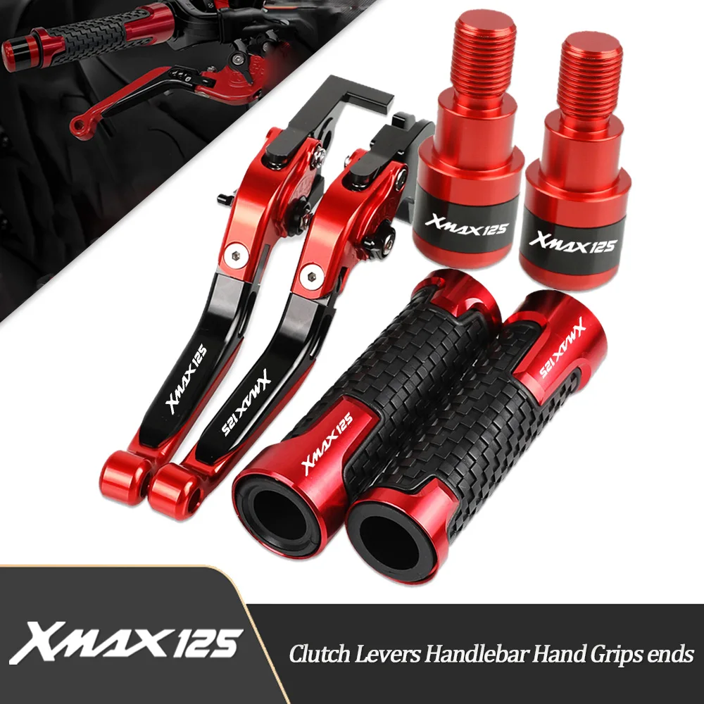 

FOR YAMAHA XMAX125 2016 2017 Motorcycle Accessories Clutch Brake Lever Protector Handlebar Grips Hand Bar Ends