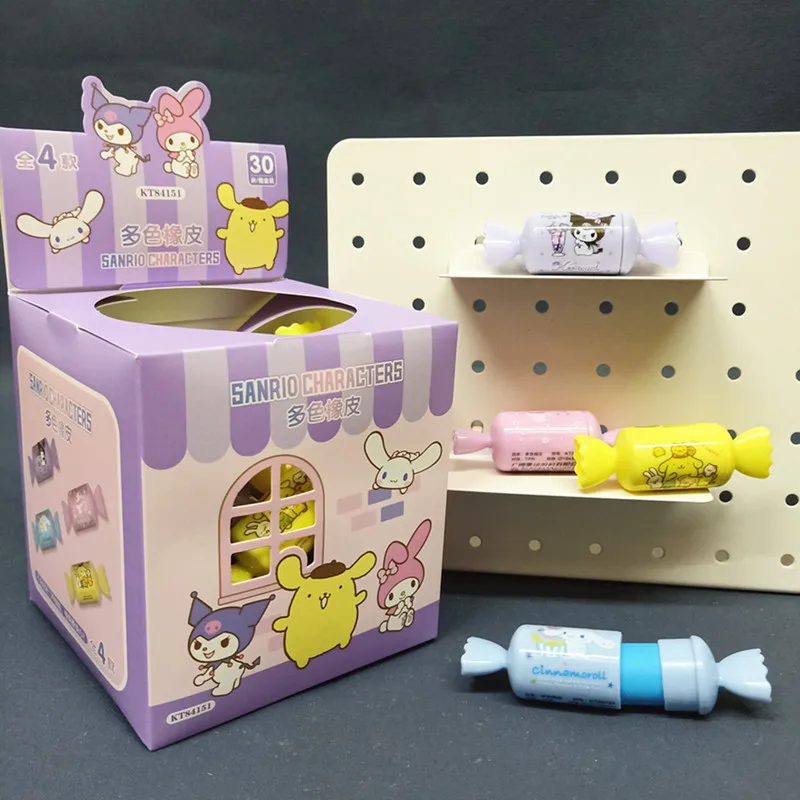 

30 шт./набор, милые аниме карандаши Sanrio, стирательная фигурка, школьные принадлежности, канцелярские принадлежности, оптовая продажа, подаро...