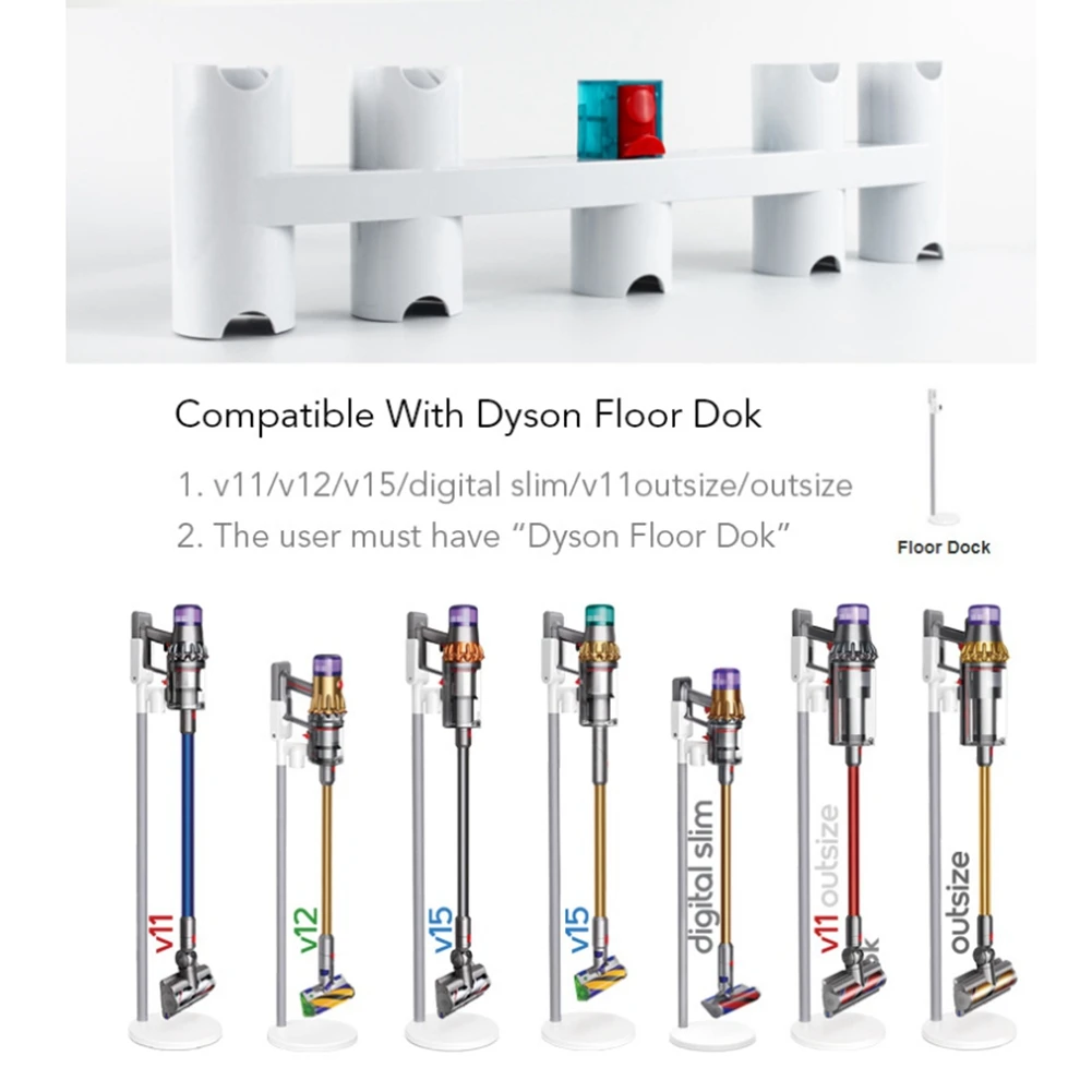 Фото Кронштейн для хранения ABIY для Dyson V11, без сверления, 36,3 см, запчасти и аксессуары для пылесоса №4