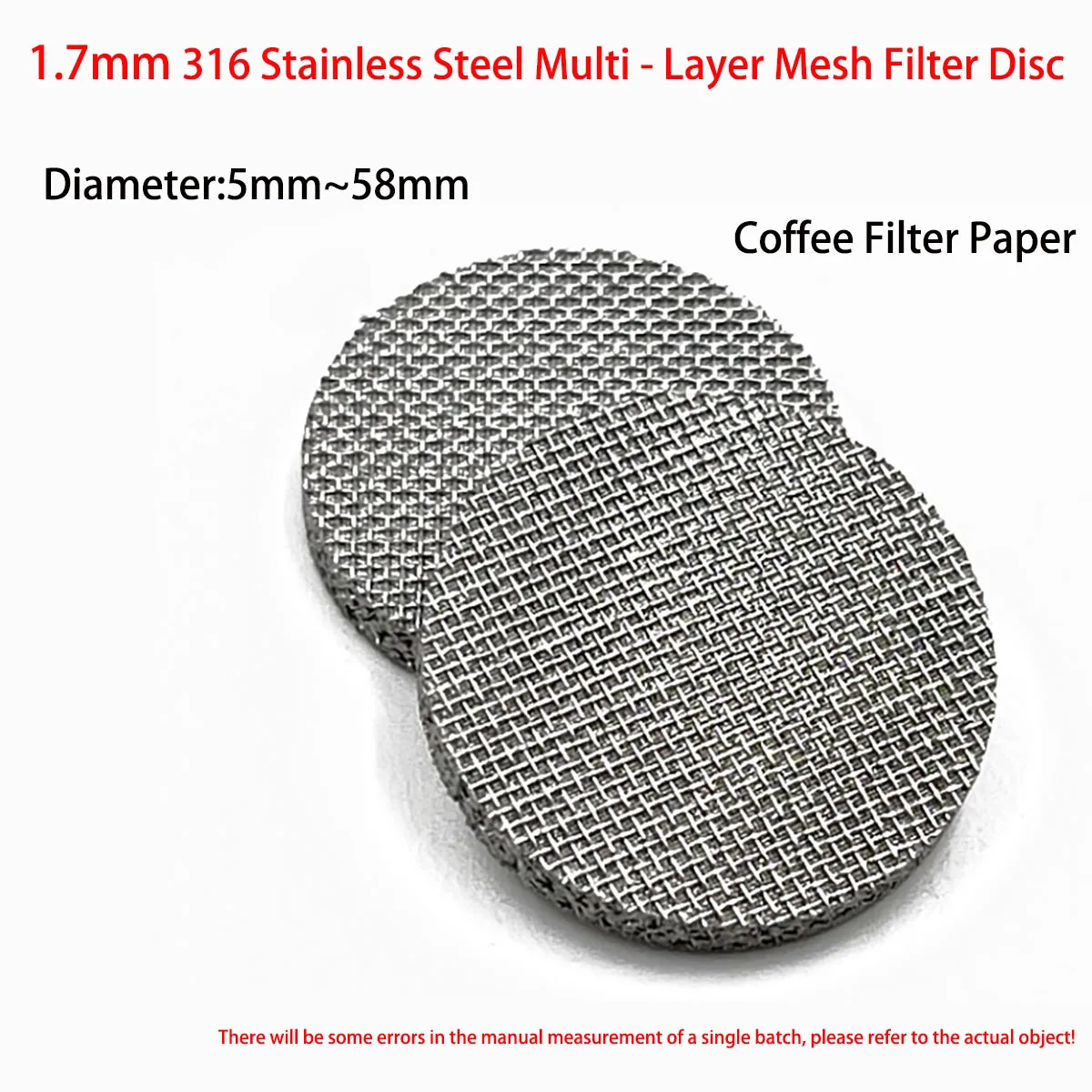 

Фильтр для кофе из нержавеющей стали 316