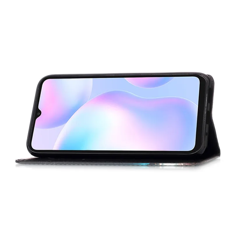 Чехол-книжка для Xiaomi Redmi 9A кожаный с магнитной застежкой | Мобильные телефоны и