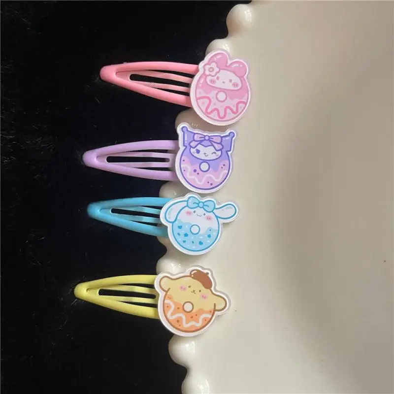 

Cartoon Sanrio Kuromi Mymelody Hairpin Female Color Cute Bb Clip Student Hairpin Bangs Clip Edge Clip Headgear Children's Gift