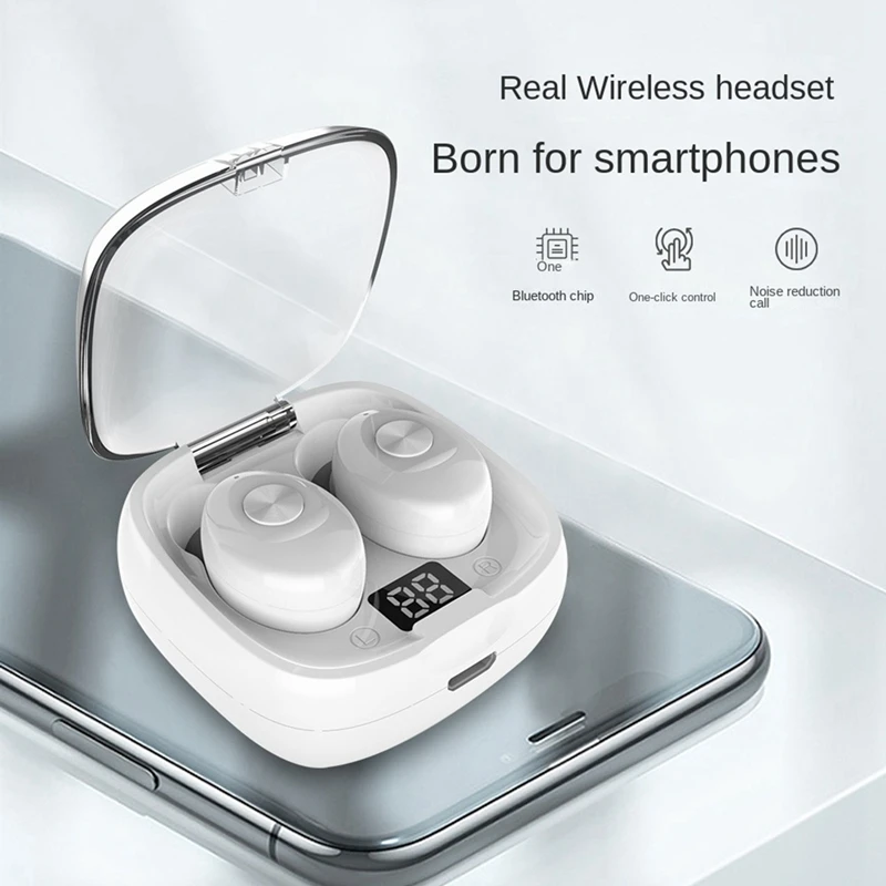 

Беспроводные наушники Bluetooth 5,0, наушники с сенсорным управлением, спортивные наушники-вкладыши, цифровой дисплей, работает на смартфонах
