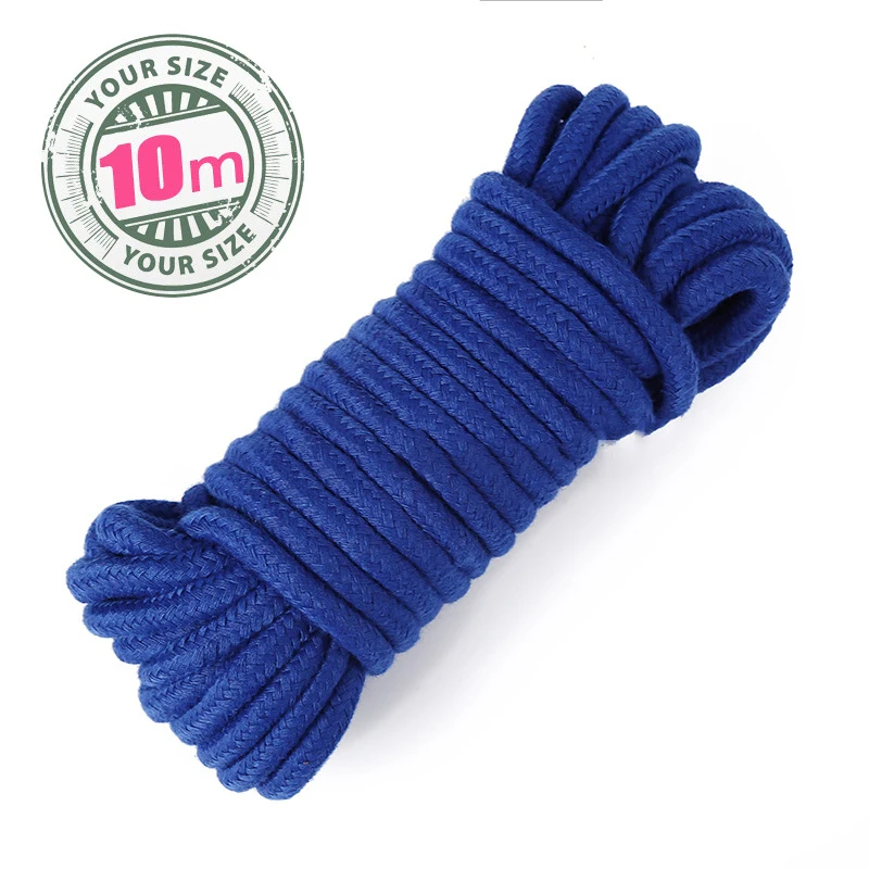 2 м/5 м/10 м секс-раб бондаж веревка Толстая хлопковая ограничитель эротические