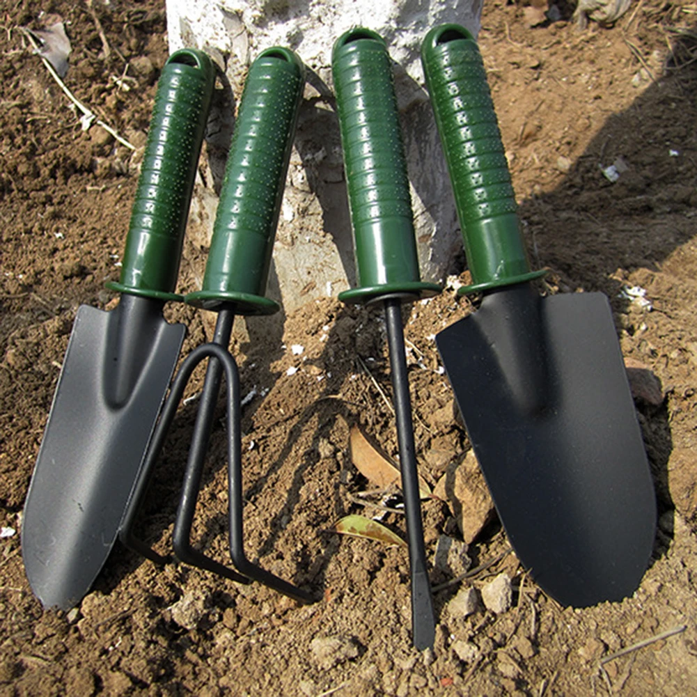 

4pcs/set Mini Shovel Rake Spade Set Plants Bonsai Tools Garden DIY Hand Tools Miniature Planting Kit Gardening Tools