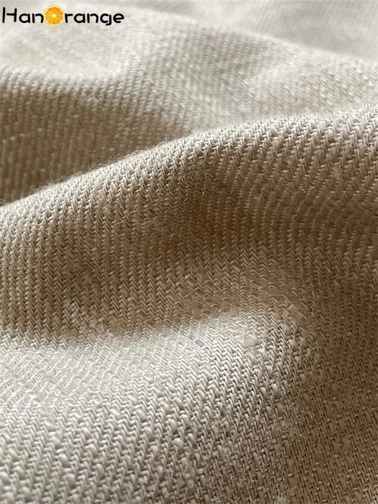 Женские льняные брюки с высокой талией