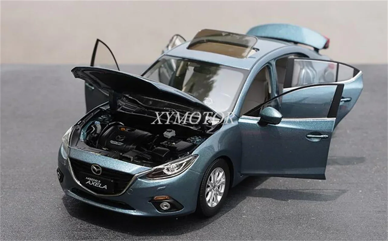1/18 для Mazda 3 M3 AXELA металлическая литая модель автомобиля игрушки Хобби Подарки