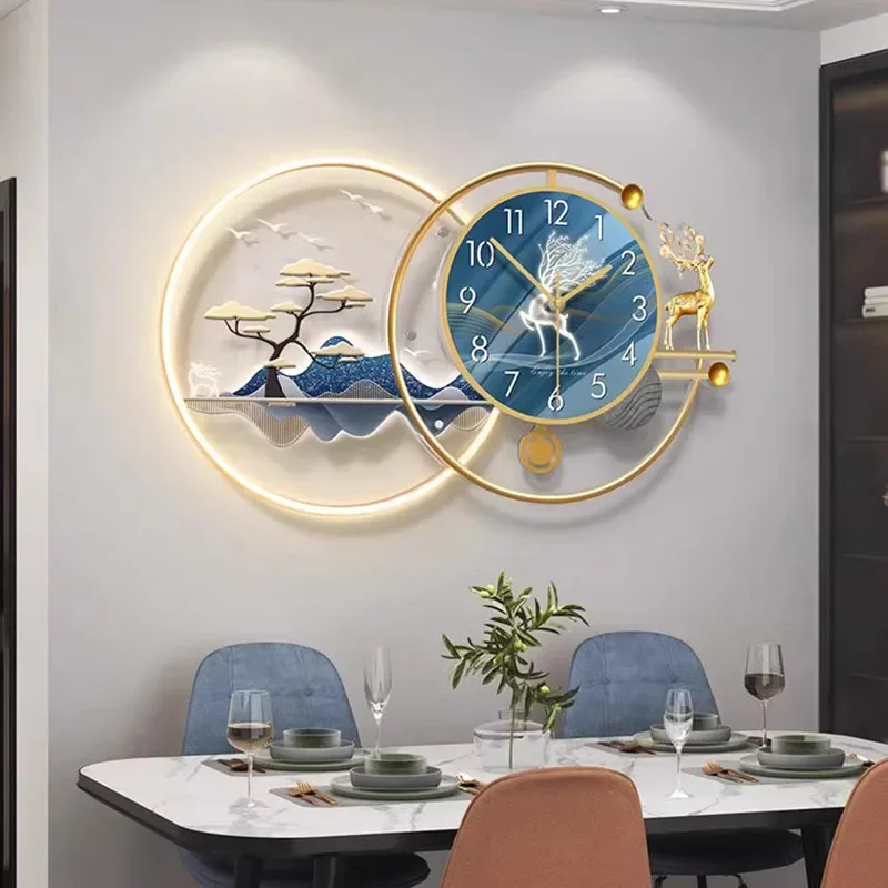 Акриловые настенные часы для гостиной ночнушки эстетические современные