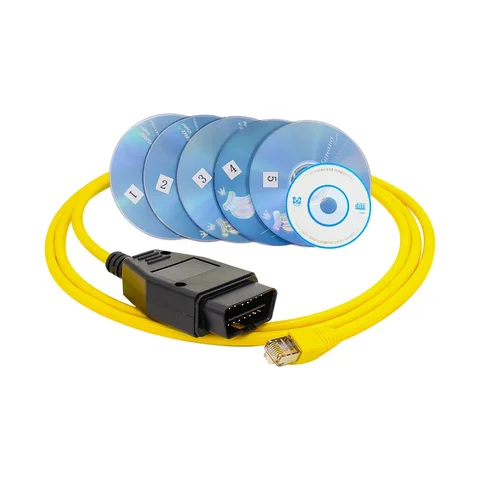 Заотражающий скрытый кабель ESYS ENET для BMW F-Series ICOM ENET OBD2, кабель для кодирования, встроенный диагностический инструмент для кодирования, новый
