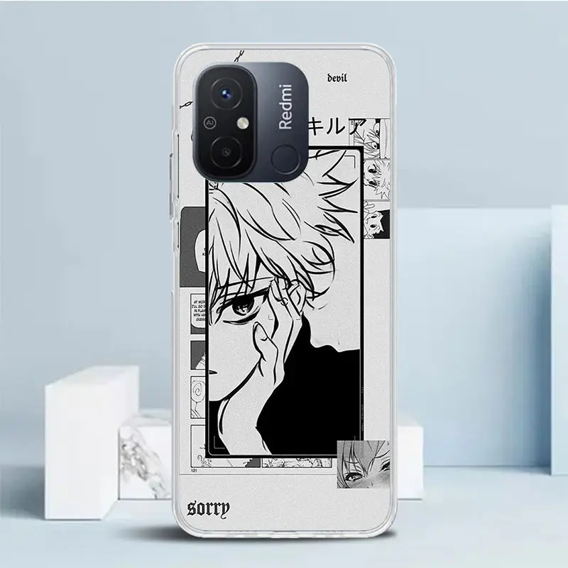 Чехол для телефона HunterX Killua Xiaomi Redmi 12C 12 10C 10 10A 9C 9A 9T 9 8 8A 7 7A 6 Pro 6A K20 K30 K40 S2 Мягкая
