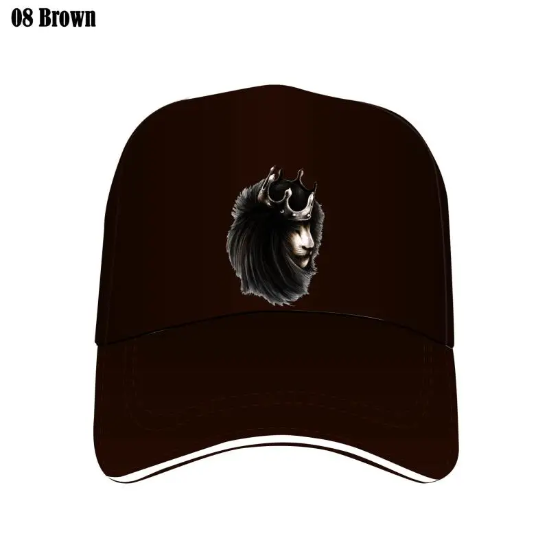 

New Men Mesh Bill Hats King Lion Wearing Crown Drawing Awesome Nature Mesh Custom Hat Bill Hat Caps Harajuku Adjustable