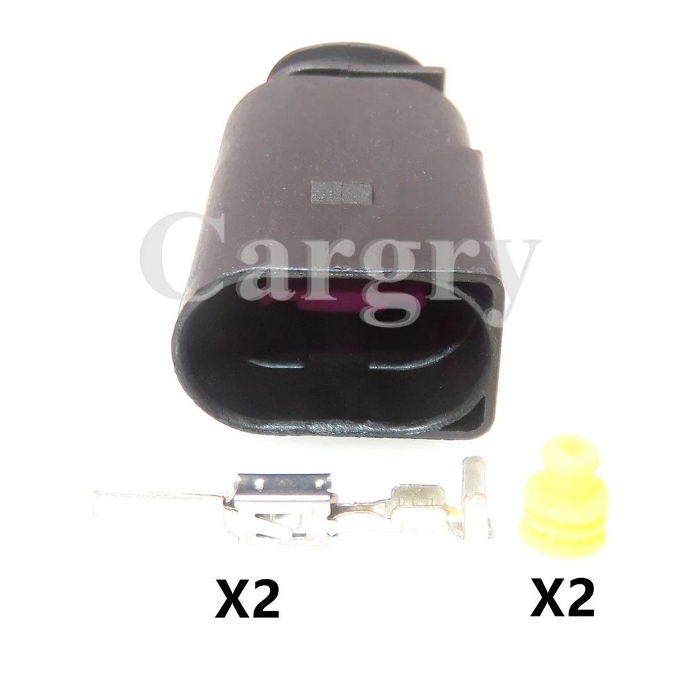 

1 комплект 2P 1J0973722 8D0973822 1717692-1 Автомобильный водный струйный двигатель, разъем для автомобильной противотуманной фары, кабельный разъем для VW Audi