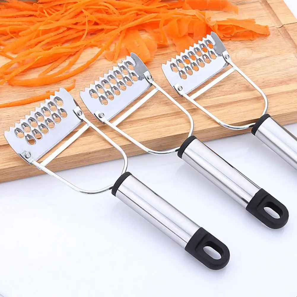 

Vegetable Peeler Food Grade Rust-proof Stainless Steel Heavy Duty Easy-grip Multifunctional Fruit Scraper for Home