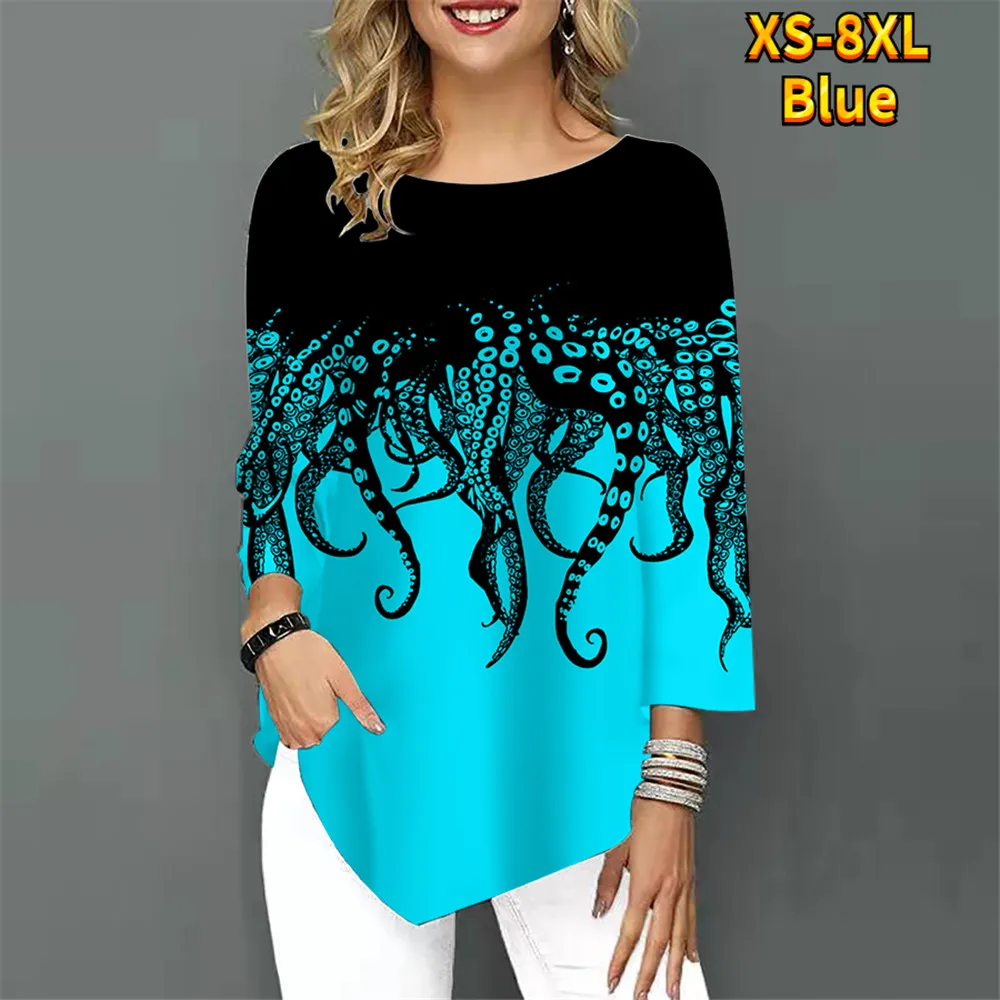 

T Shirt Women Retro Theme Flowers Digital 3D Print Short Sleeve O Neck Summer New Fashion Hot Sale All Match Leisure Female Top