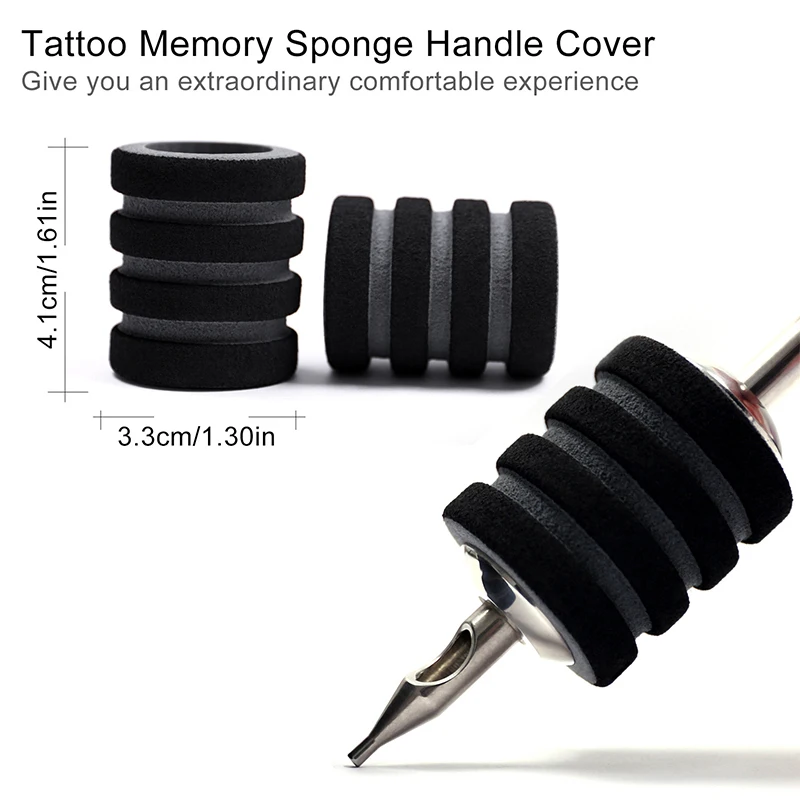 1/2/5 шт. противоскользящие чехлы для ручек тату-машины амортизирующая ручка из