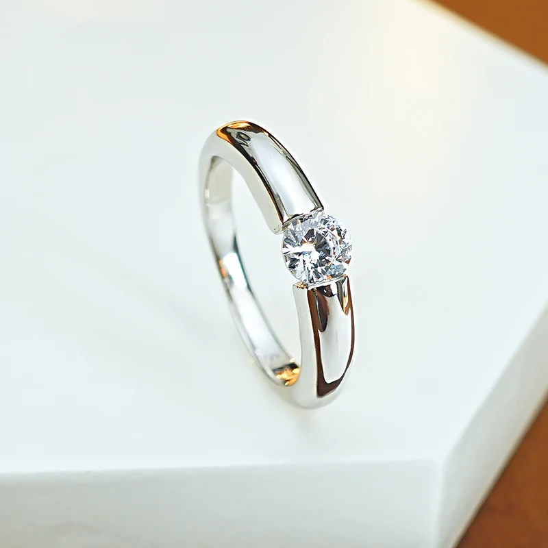 Кольцо Из Стерлингового Серебра S925 Для Женщин Европейско-американский Стиль