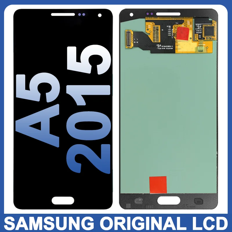 ЖК-дисплей 5,0 дюйма для Samsung Galaxy A5 2015 A500F A500M A500Y, дисплей с сенсорным экраном и дигитайзером в сборе, оригинал