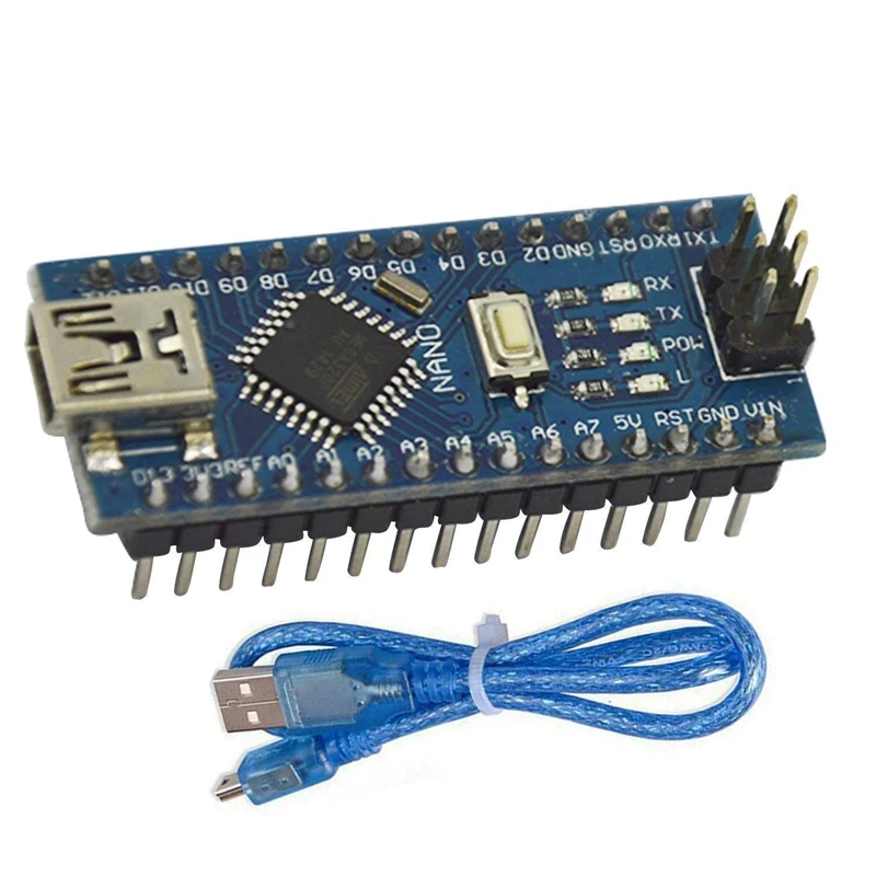 

Плата микроконтроллера Mini Nano V3.0 Atmega328p с USB-кабелем для Arduino