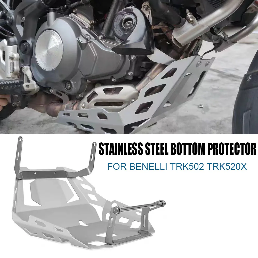 

Modified Parts Strengthen Frame Protection Stainless Steel Bottom Protector For Benelli TRK502 TRK520X TRK 502 TRK 502X