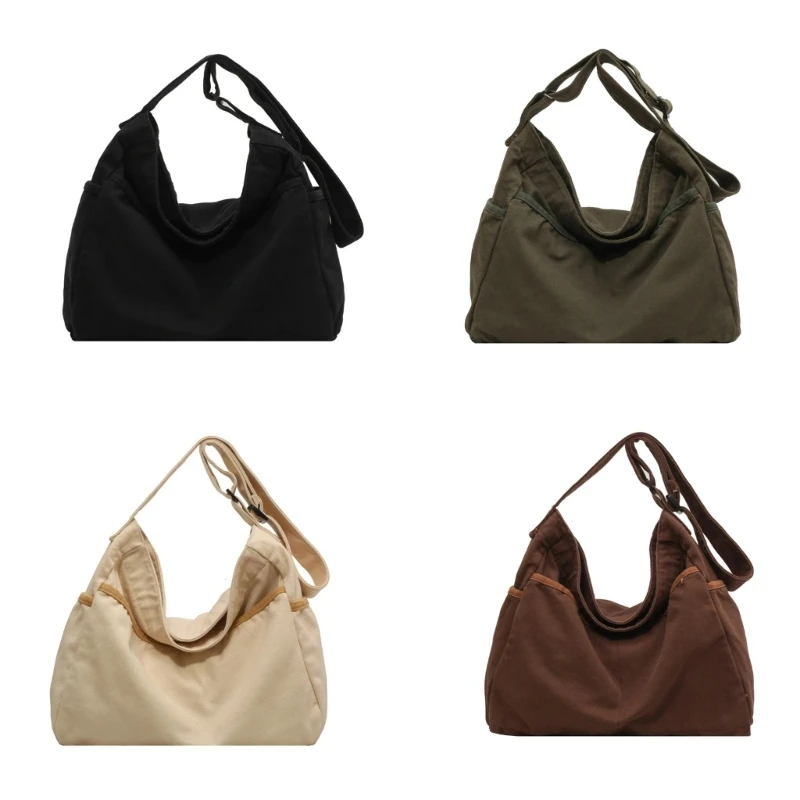 

Trendy and Versatile Crossbody Bag Vintage Canvas Shoulder Messenger Bags for Students