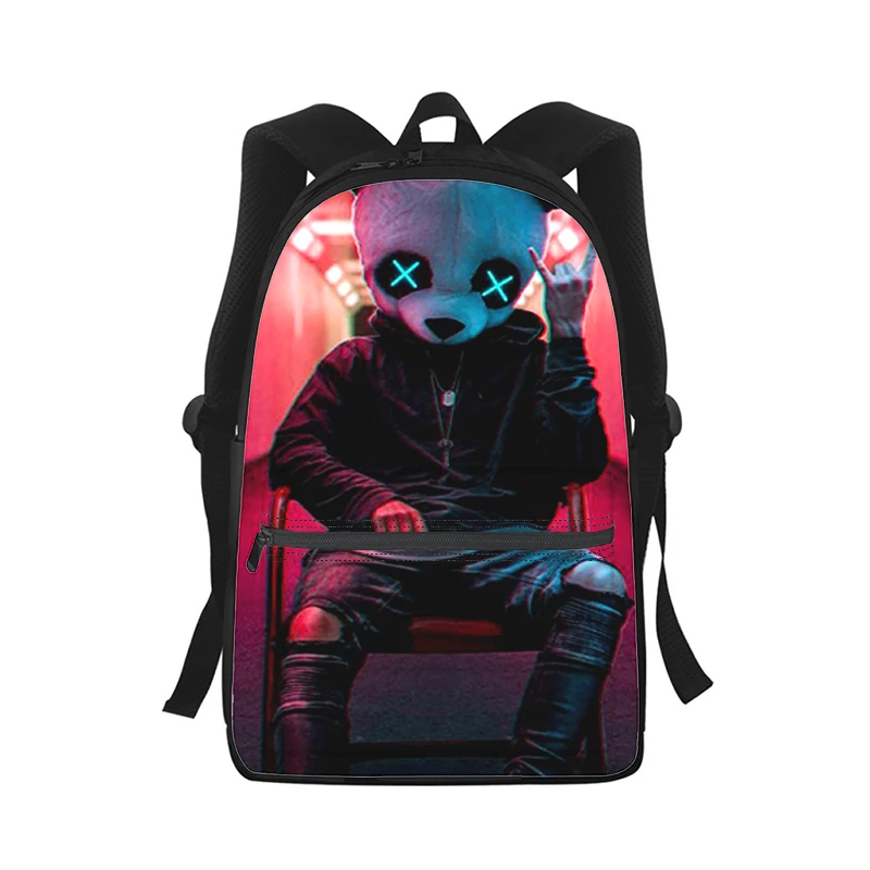 Street fashion panda Men Women Backpack 3D Print Fashion Student School Bag Laptop Backpack Kids Travel Shoulder Bag