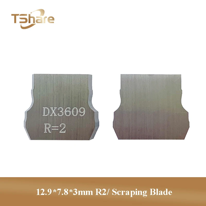 

10 шт. Новый скребок для кромок 12,9x7,8x3-R2 с антиотбеливающим профилем для кромкооблицовочной машины BIESSE