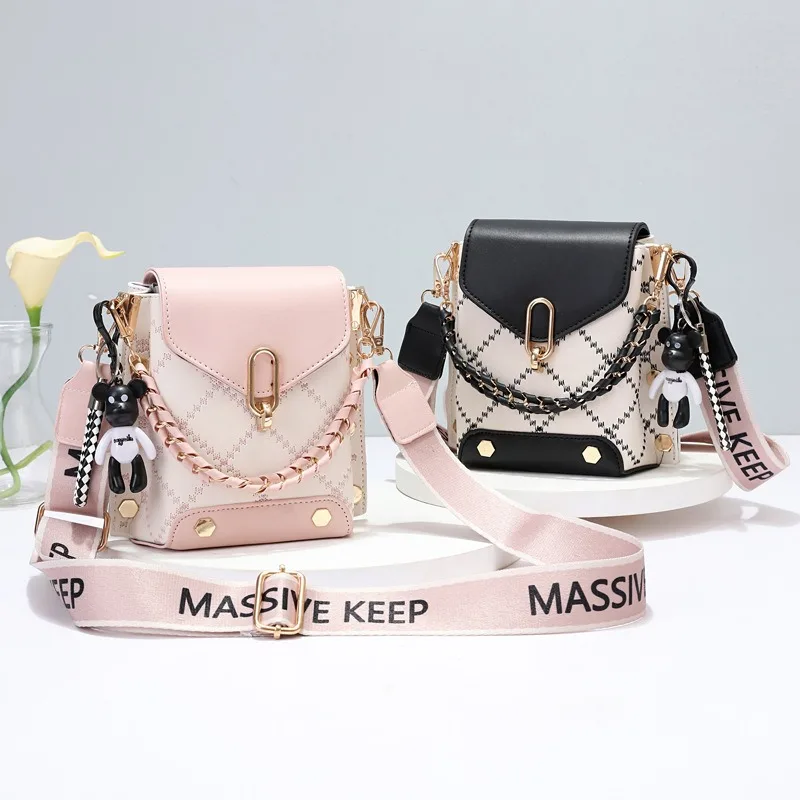 

Summer Popular Women's Bags 2023 New Fashion Design Handbags Multi Layered Mini Shoulder Crossbody Bag Cute Mobile Phone Package