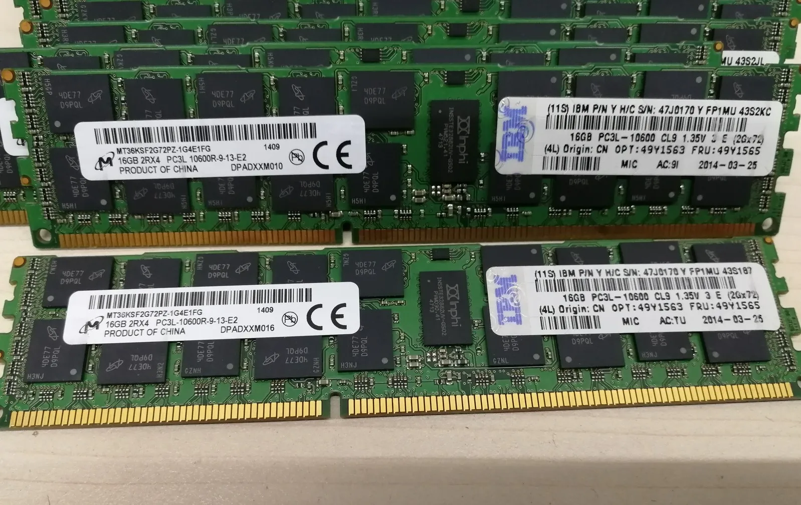

Серверная память X3650 M2 X3650 M3 X3755 M3 16 ГБ DDR3 1333 REG