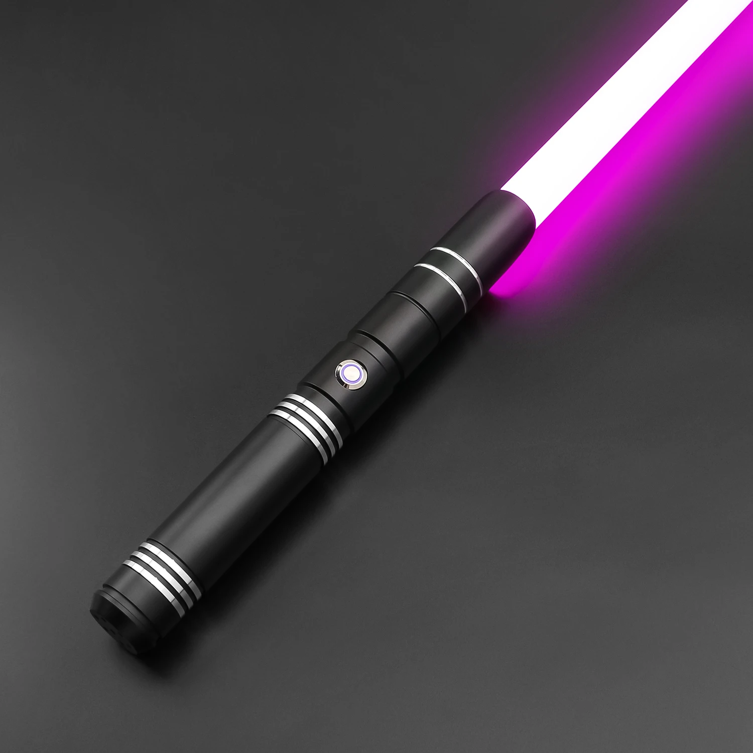 TXQSABER High Quality E25A RGB Pixel heavy dueling laser sword Smooth Swing Metal Handle lightsaber Cosplay FOC jedi 12 Colors