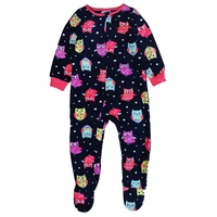 autumn and winter childrens smooth fleece hanie men and girls pajamas baby ridiculous clothes to increase the code package feet