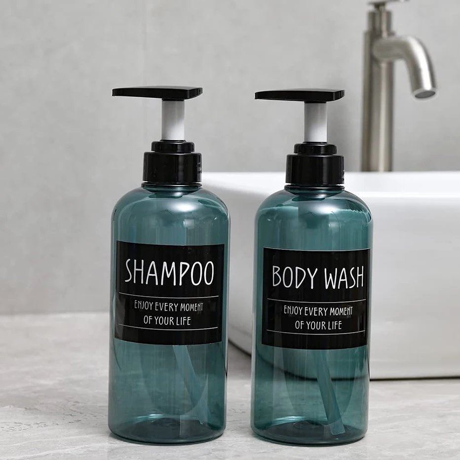 Водонепроницаемые этикетки из ПВХ для мыла 6 шт. бутылок ванной комнаты наклейки