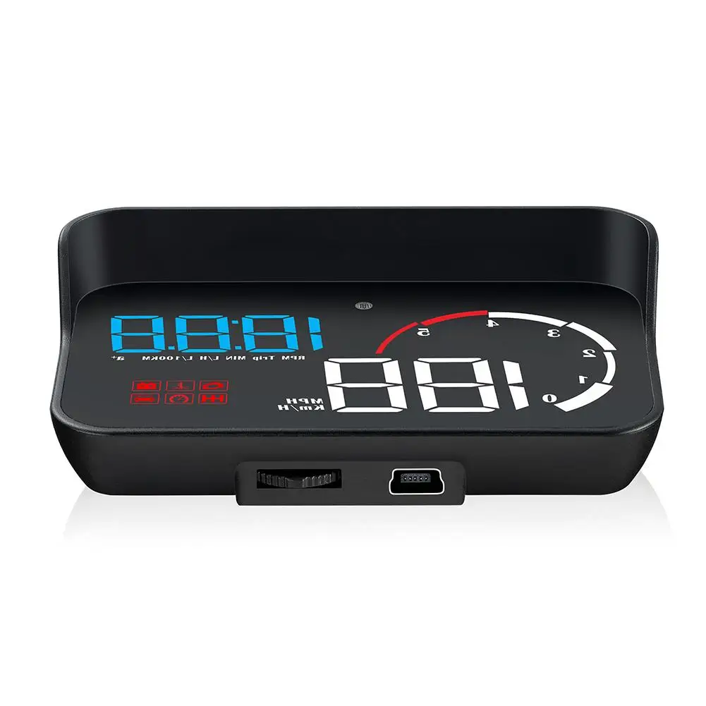

Car Hud Head-up Display M10 Hd Windshield Projector Obd Overspeed Warning Multifunction Driving Safety Modified Parts