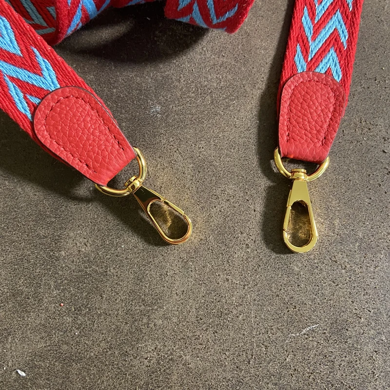 Evelyn Bag Strap Shoulder Strap Togo Grain Leather Leather Bag Accessories Bag Modification Parts