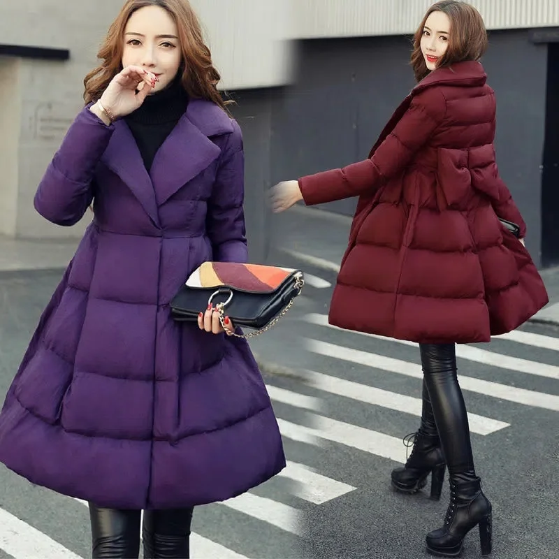 2022 New Fashion Winter Jacket Women Parka Warm Outwear Padded Cotton Jacket Coat Womens Clothing Parkas Manteau Femme