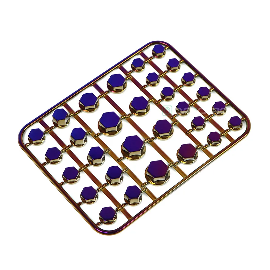 

30 шт./компл. мотоциклетная винтовая крышка, корпус головки, декоративные колпачки для гайки двигателя для Yamaha Kawasaki Honda, автомобильные аксессуары для велосипеда