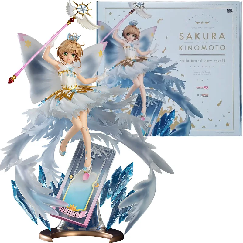 

In Stock Original 1/7 Good Smile GSC Kinomoto Sakura Hello Brand New World Ver Cardcaptor Sakura Anime Figure Model Toys Gifts