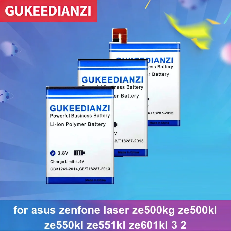 Фото Аккумулятор для мобильных телефонов Asus Zenfone Laser ze500kg ze500kl ze550kl ze551kl ze601kl 3 2, 3900-5300 мАч (модели C11P1606, C11P1428, C11P1501) №1