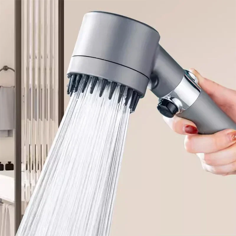 

Head 4 Showerhead Filter Head Modes Bathroom Saving With Shower Shower Heads High Shower Pressure Shower Massage Accessory Water