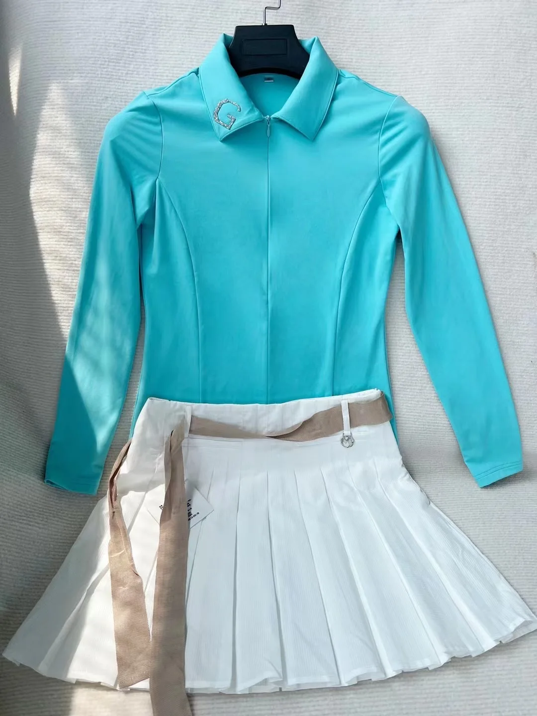 Spring and Autumn new golf clothing women sunscreen ball clothing ice silk long sleeve T-shirt pink sports outdoor