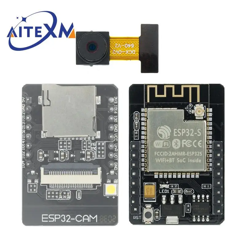 ESP32-CAM-MB WiFi + Bluetooth модуль камеры ESP32 макетная плата CH340 CH340G OV2640 камера 2 4G антенна для