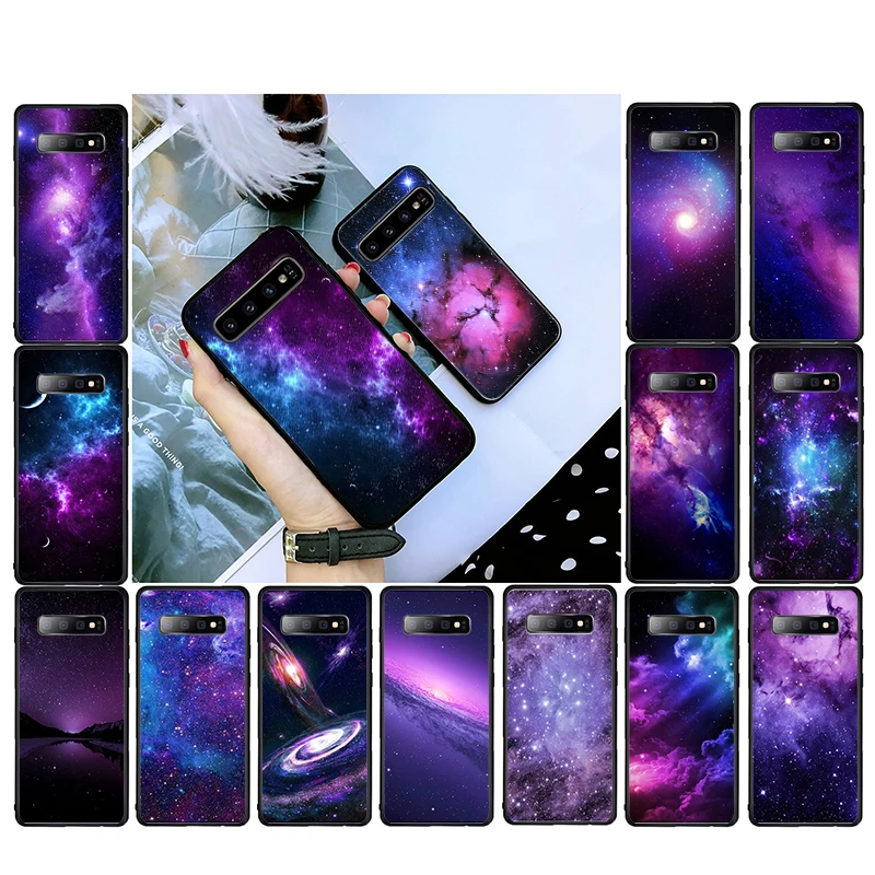 

Purple Blue Pink Space Fantasy Phone Case For Samsung S23 S22 S20 Ultra S20 S22 Plus S10 S9 Plus S21 Plus S10E Plus