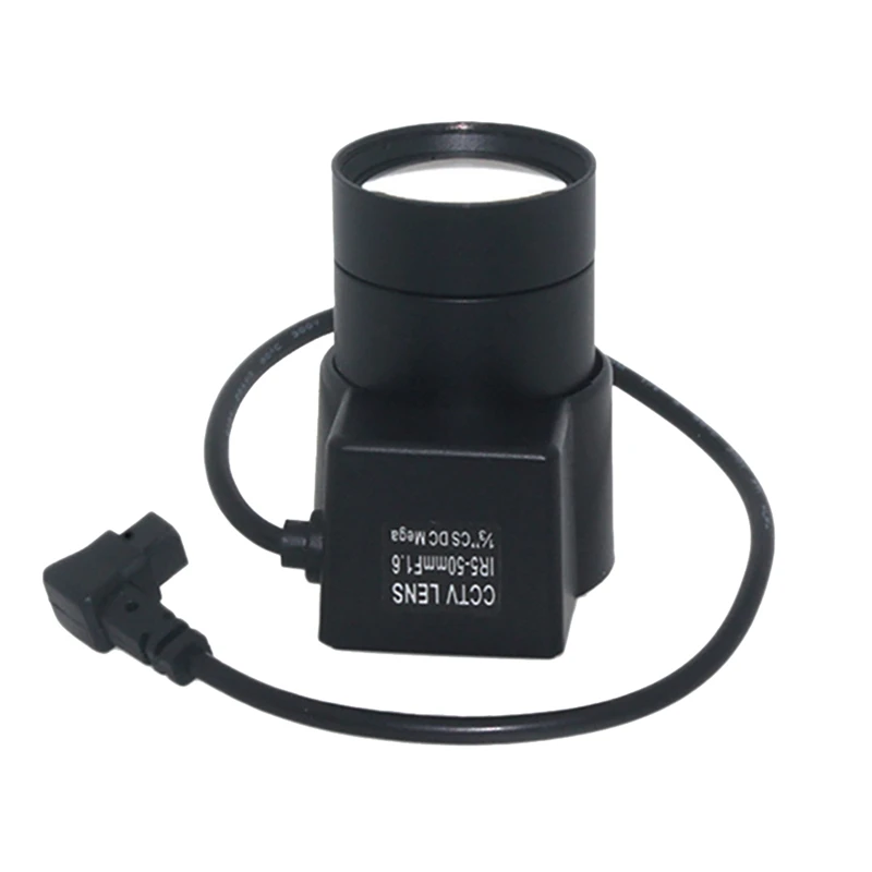 

Объектив камеры видеонаблюдения 5-50 мм F1.6 1.3MP 1/3 CS Mount Auto Iris для камеры видеонаблюдения