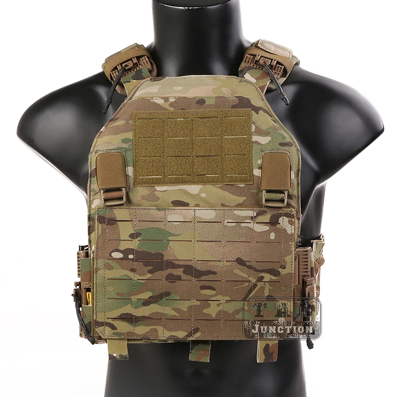 

Emerson Quick Release Modular Vest Multicam Low Profile Laser Cut Rapid MOLLE Tactical LAVC Assault Plate Carrier Vest